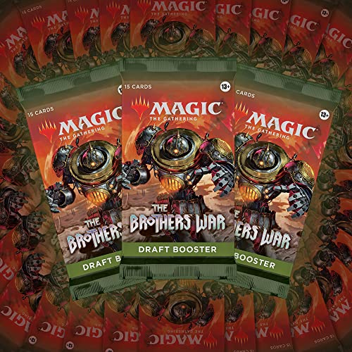 Magic The Gathering The Brothers’ War Draft Booster Box, 36 Packs (Versión en Inglés)