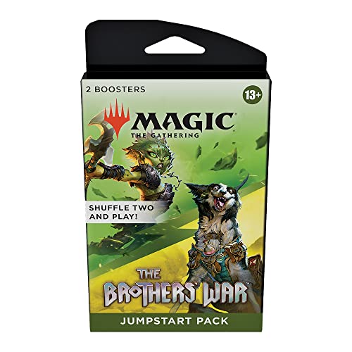 Magic The Gathering The Brothers’ War Jumpstart Booster 2-Pack (Versión en Inglés)