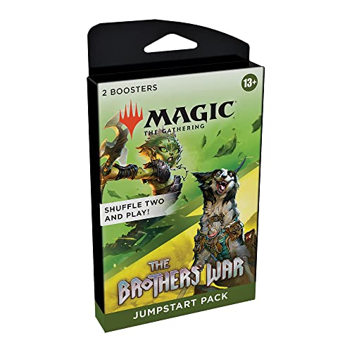 Magic The Gathering The Brothers’ War Jumpstart Booster 2-Pack (Versión en Inglés)