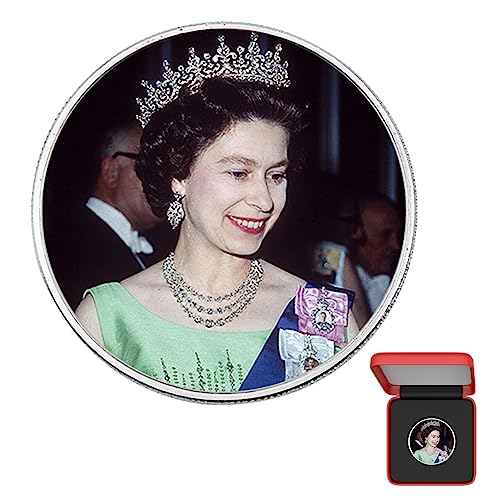 manchas Su Majestad la Reina | Su Majestad Coleccionable Souvenir Plata Oro,Recuerdo conmemorativo para Familiares, vecinos, extraños, Regalo o colección