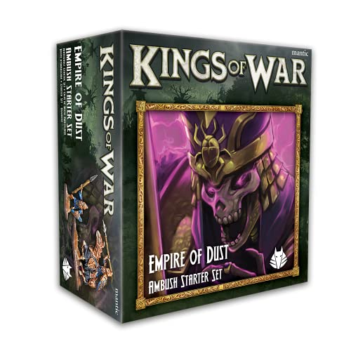 Mantic Games Kings of War Ambush Empire of Dust Set de iniciación