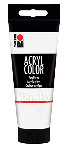 Marabu 0012010050070 Acryl Color, Blanco, 100 ml