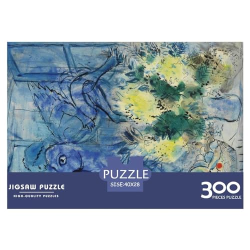 Marc Chagall Pintura al óleo Puzzle De 300 Piezas, Pinturas Mundialmente Famosas Rompecabezas, Arte Puzzle, Juguete De Desafío, para Adultos Y Adolescente, Regalo De Cumpleaños