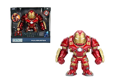 Marvel 6" Hulkbuster & 2" Iron Man Die-Cast Collectible Toy Figure, Red