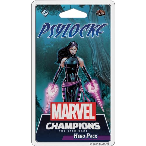 Marvel Champions The Card Game Psylocke Hero Pack,Juego de cartas de estrategia para adultos y adolescentes,Tiempo promedio de juego de 45-90 minutos,Fabricado por Fantasy Flight Games