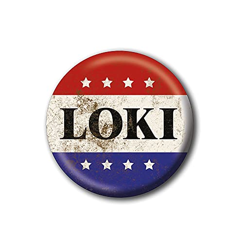 Marvel Comics Loki Vote Loki - Insignia de botón de Loki Thor Odinson Asgard