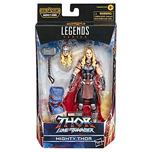 Marvel Hasbro F1060 Legends Series Thor: Love and Thunder - Figura de Thor de 15 cm - 4 Accesorios y 1 Pieza de Figura para armar