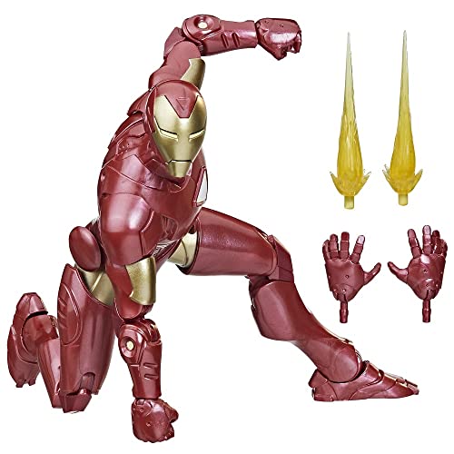 Marvel Hasbro Legends Series - Figura Coleccionable de Iron Man (Extremis) de 15 cm - Cómics clásicos