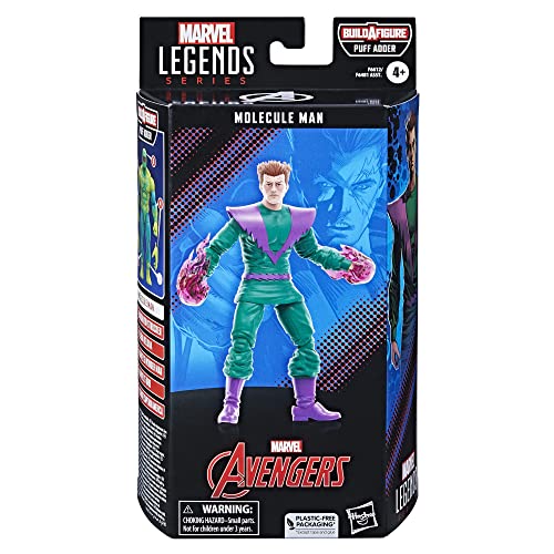 Marvel Hasbro Legends Series - Figura Coleccionable del Hombre Molécula de 15 cm - Cómics clásicos