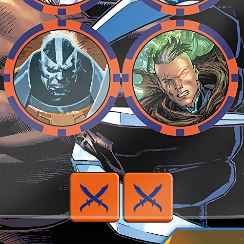 Marvel HeroClix: X-Men X of Swords: Dice and Token Pack - Accesorio para Marvel Heroclix: X Men Miniatures Game