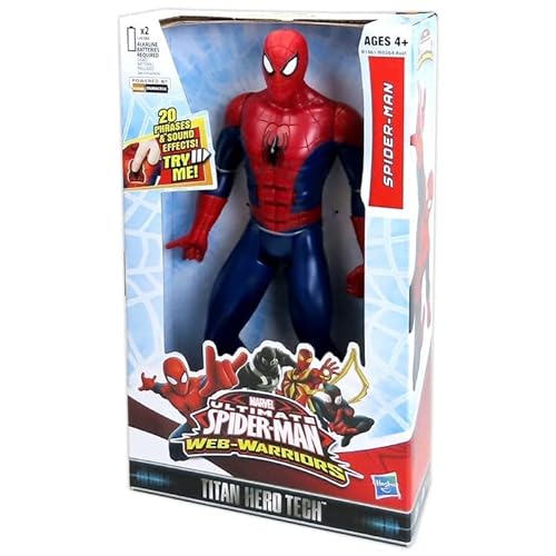 Marvel Ultimate Spider-Man Web Warriors Titan Hero Tech Electronic Spider-Man 12-Inch Figure by Spider-Man