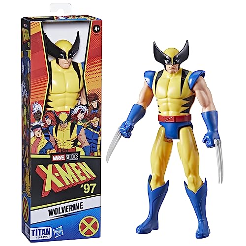 Marvel X-Men, Lobezno, Figura de acción Titan Hero Series de 28,5 cm, Juguetes X-Men, Juguetes de superhéroes, A Partir de 4 años