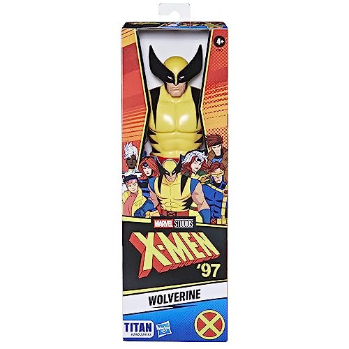 Marvel X-Men, Lobezno, Figura de acción Titan Hero Series de 28,5 cm, Juguetes X-Men, Juguetes de superhéroes, A Partir de 4 años