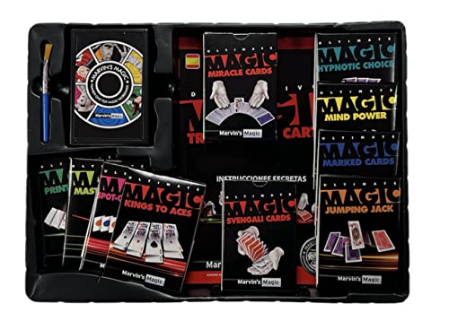 Marvin's Magic - 250 Trucos de Cartas Mágicos Definitivos - Juguetes para Niños Cumpleaños - Set de Magia con Trucos de Cartas para Mayores de 8 Años