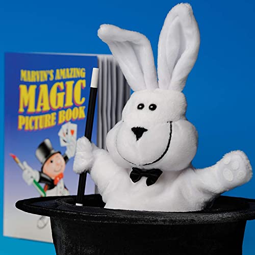 Marvin's Magic - Juego de Trucos de Magia de Madera para Niños - Incluye Bloques de Escape - Conejo Que Desaparece - Naipes Que Suben - Set Educativo - Regalo Ideal Cumpleaños