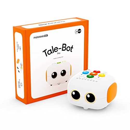 Matatalab Tale-BOT Pro Robot de Codificación para Niños de 3 a 5 Años, Juguetes Educativos Stem Interactivos, Juguetes Sin Pantalla para Aprender los Conceptos Básicos de Codificación