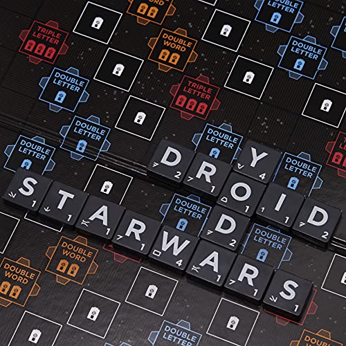 Mattel Games â Scrabble Star Wars Edition Family Board Game with Galaxy Cards & Spacecraft Mover Pieces, Glossary, Gift for Teen Adult or Family Game Night Ages 10 Years & Olderâ€‹