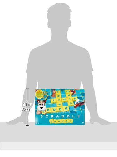 Mattel Games Y9671 - Scrabble Junior(Dutch) Woordspel voor 2-4 Jugadores, niños 5 Jaar en ouder