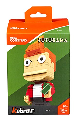 Mattel Mega Cons Trux dxb89 – Collectors kubros Fry Futurama, Juguete