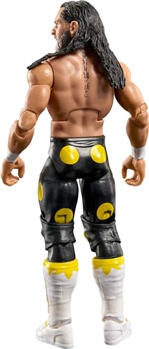 Mattel WWE Top Picks Elite - Juego de figuras de acción y accesorios, Seth Rollins de 6 pulgadas coleccionable con manos intercambiables, engranaje de anillo y 25 puntos de articulación
