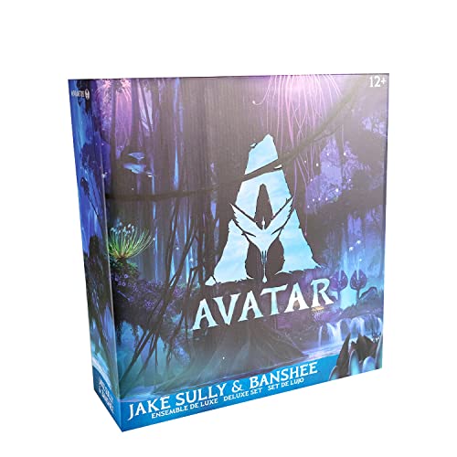 McFarlane Juguetes, Avatar de Disney, Exclusivo de Amazon, World of Pandora Bob Banshee y Jake Sully Avatar Movie Action Deluxe Figuras coleccionables de Disney Toys - A Partir de 12 años