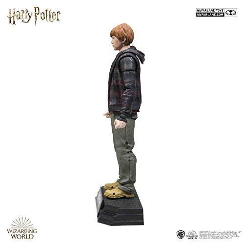 McFarlane- Wizarding World Collection Harry Potter Figura de Acción Ron Weasley, Multicolor, 15 centimeters (13302-8)
