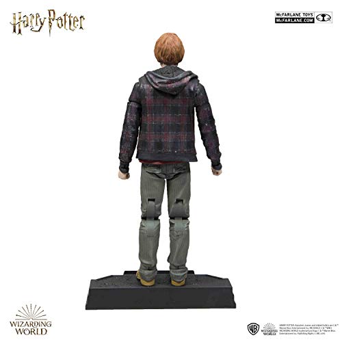 McFarlane- Wizarding World Collection Harry Potter Figura de Acción Ron Weasley, Multicolor, 15 centimeters (13302-8)
