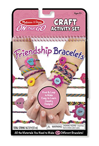 Melissa & Doug- On-The-Go Crafts - Friendship Bracelets, Multicolor (19422)
