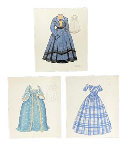 Melody Jane Póster de casa de muñecas victoriana con diseño de vestido en miniatura, accesorio para sala de costura 1:12