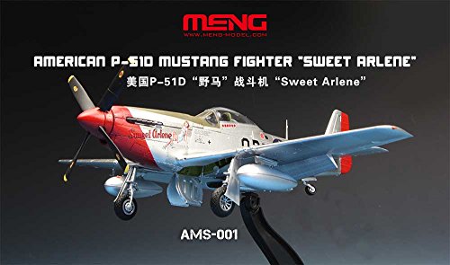 Meng AMS de 001 montado Modelo American P-51D Mustang Fighter Sweet Arlene (Assembled Model) , color/modelo surtido