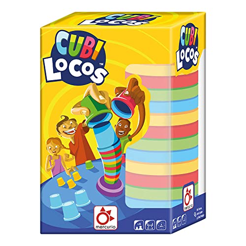 Mercurio- Juego CUBI Locos No Aplica, Multicolor (BO0018), a partir de 6 años.