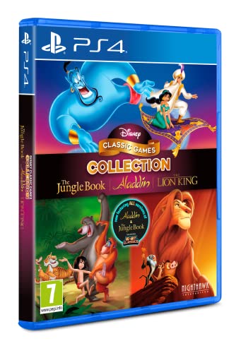 MERIDIEM Games, S.L.- Disney Classic Games Collection Jungle Book, Aladdin, & The Lion Videojuegos, Multicolor (VJGPS4MER21884581)