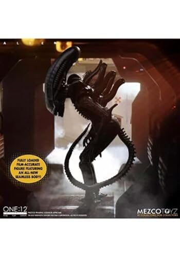 Mezco Alien One:12 Collective Deluxe Figura de acción Alien Multicolor, 100% plástico