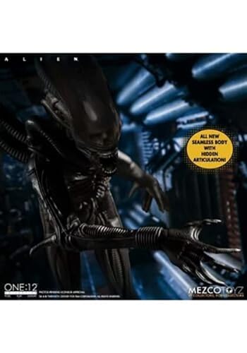 Mezco Alien One:12 Collective Deluxe Figura de acción Alien Multicolor, 100% plástico