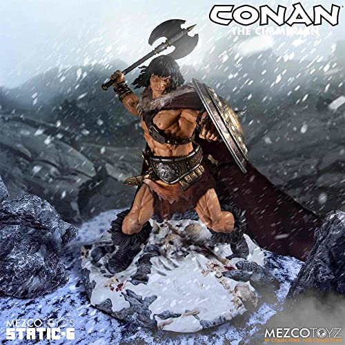 Mezco Toyz, Conan The Cimmerian Estatua 30.5cm Conan The Cimmerian Static Six Conan El Barbaro
