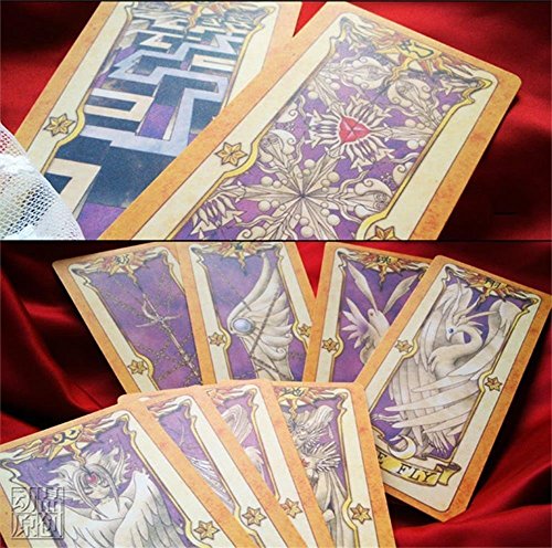 Micosplay Juego de 53 tarjetas de captor Sakura Clow Cards KINOMOTO SAKURA Magic Book Set
