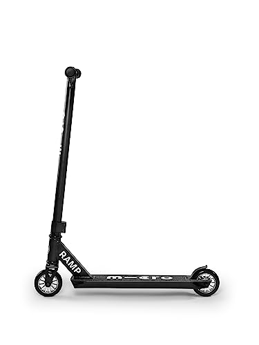 Micro® Ramp, Original Design, Scooter Freestyle, Iniciación, Ruedas 100mm, Peso 3,7kg, Carga Máx 100Kg, Altura 81,1, Manillar 51cm (Negro)
