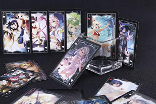 Moe Table Gaming FGO Poker Chips Jugando Tarjeta Anime Fate Grand Order Plástico PVC 57 x 87 mm Sable