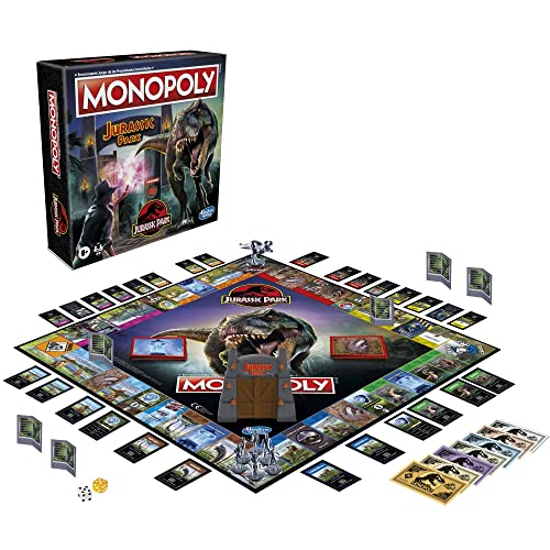 Monopoly Jurassic Park, F1662105, 2 jugadores