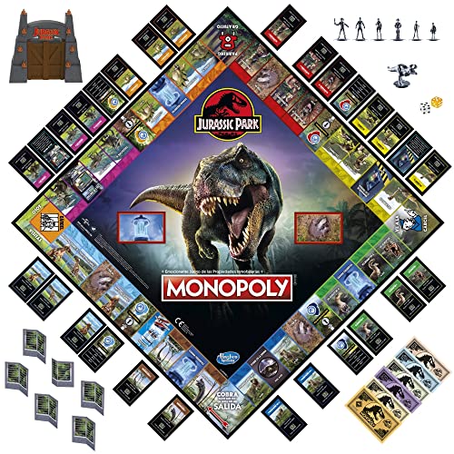 Monopoly Jurassic Park, F1662105, 2 jugadores