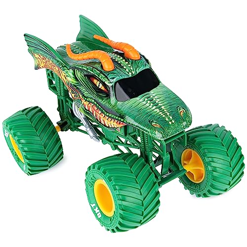 Monster Jam, Camión Monstruo Dragon Oficial, vehículo de coleccionista de Metal, a Escala 1:24, Juguetes para niños a Partir de 3 años