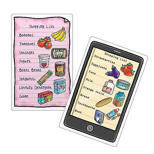 Moose Games Orchard Toys Lista de compras Juego Carrera para recoger sus comestibles en este divertido juego de memoria. Edad 3-7. 2-4 jugadores