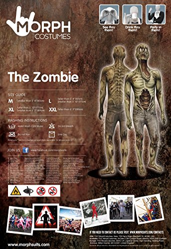 Morphsuits Disfraz para adulto de Zombie