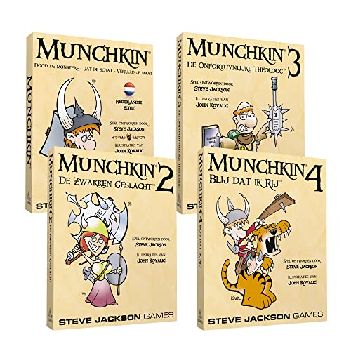 Munchkin Paquete - Contiene Munchkin 1,2,3 & 4 - español