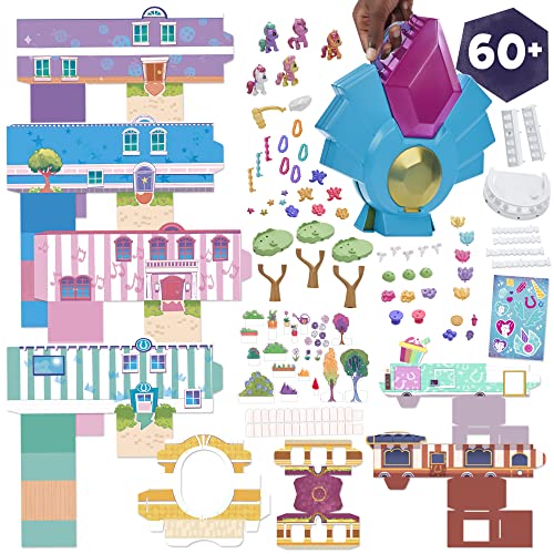 My Little Pony - Mini Mundo Mágico - Mini Casa Brillante de Cristal - Set de Juego con 5 Figuras coleccionables - Edad: A Partir de 5 años