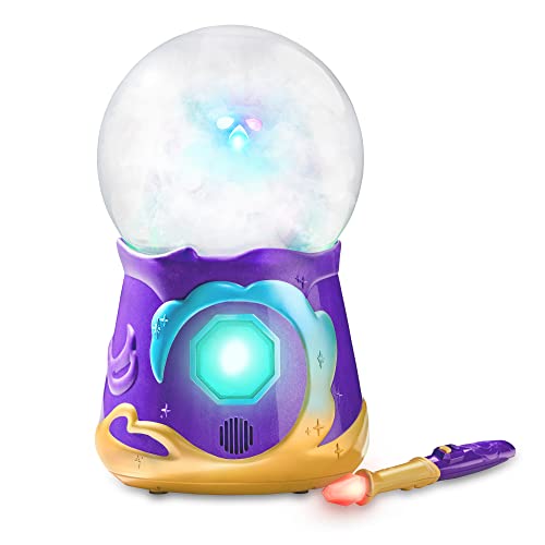 My Magic Mixies - Crystal Ball Blue, juguete interactivo de magia, bola de cristal mágica con luces, efectos y sonidos, y un muñeco de peluche suave para cuidar, con accesorios, Famosa (MGX06000)