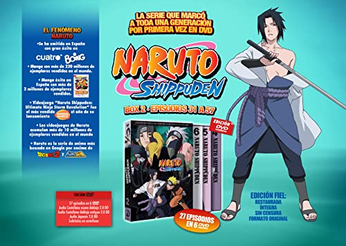 Naruto Shippuden Box 2 (Episodios 31 a 57) [DVD]