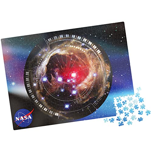 NASA, 750-Piece Foil Effect Jigsaw Puzzle Orion Nebula Novelty Galaxy Astronaut Space Themed, for Kids and Adults Aged 12 and up