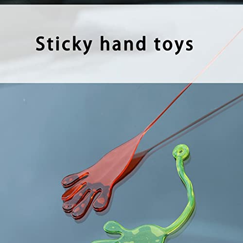 #N/D Squishy juguete de palmada de manos de palma de juguete elástico pegajoso para regalo de niño bromas prácticas chistes telescópicos elásticos pegajosos palma
