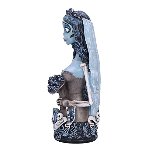 Nemesis Now Busto Emily de Novia cadáver con Licencia Oficial, Azul, 29,3 cm